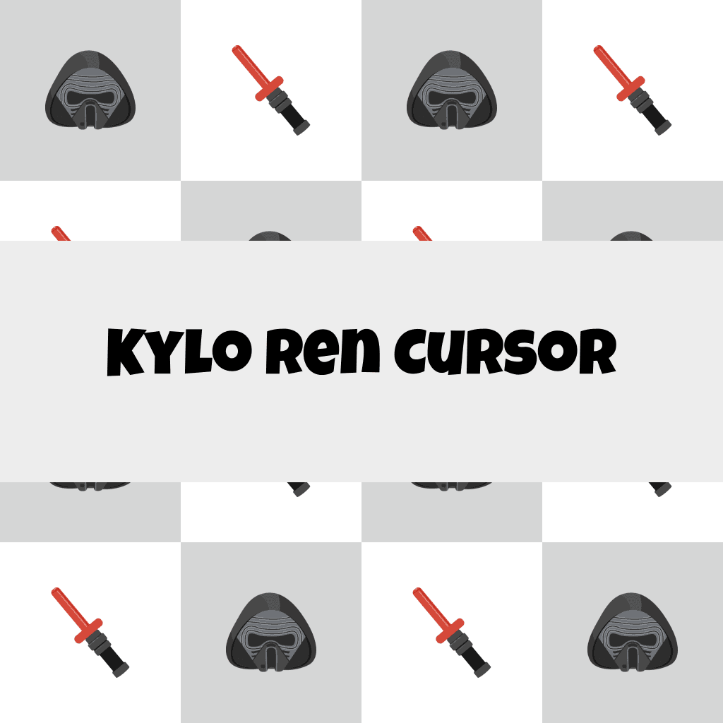 Preview Kylo Ren cursor custom cursor pack